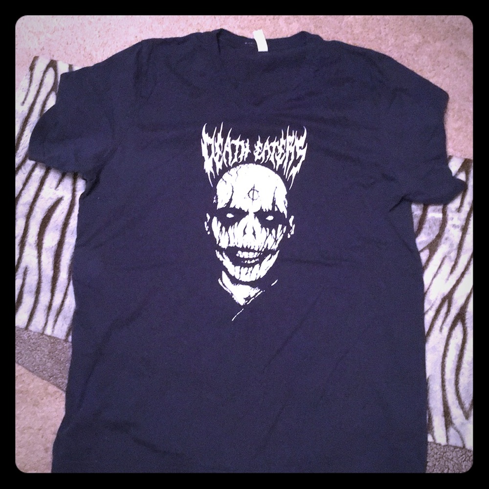 🕷Men’s Death Metal V-Neck Tee💀